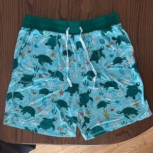 Little Sleepies Men’s Sea Turtle Friends shorts